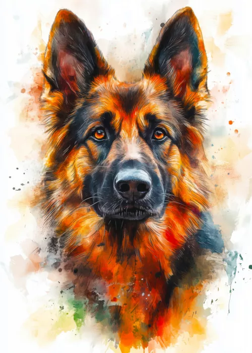 Jaszke, Justyna: Dog German Shepherd