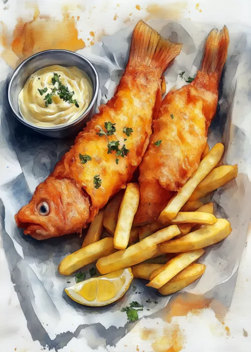 Jaszke, Justyna: Food fish and chips