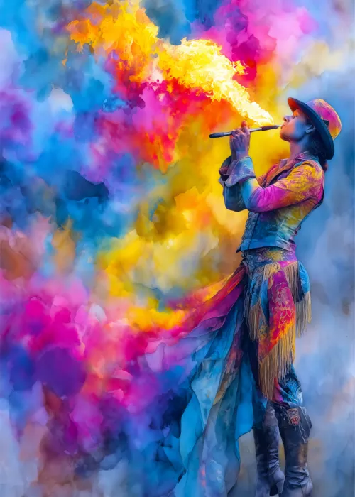 Jaszke, Justyna: Circus fire magic