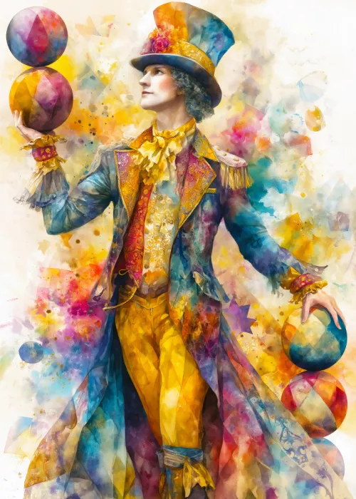 Jaszke, Justyna: Circus man acrobat