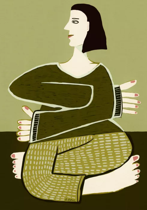 Bursic, Sharyn: Yoga woman