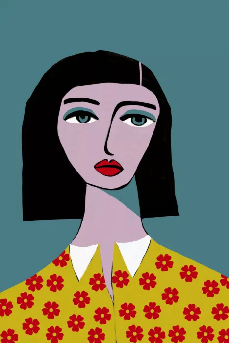 Bursic, Sharyn: Lady looking