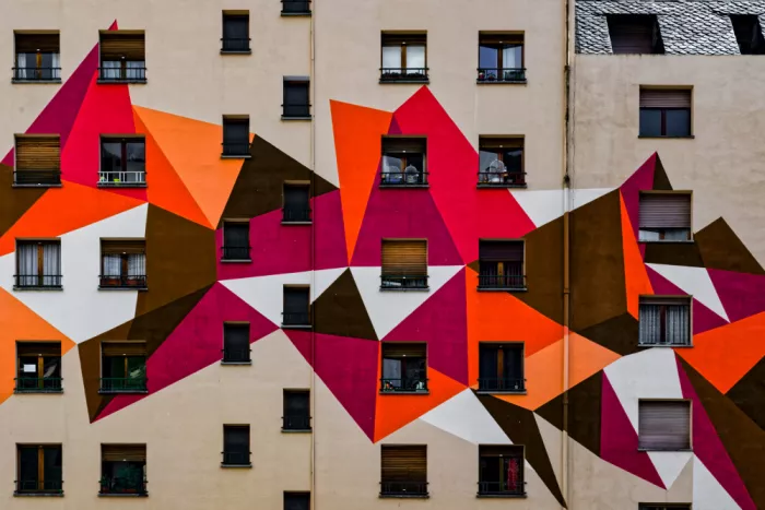 Dupont, Isabelle: Façade colorée