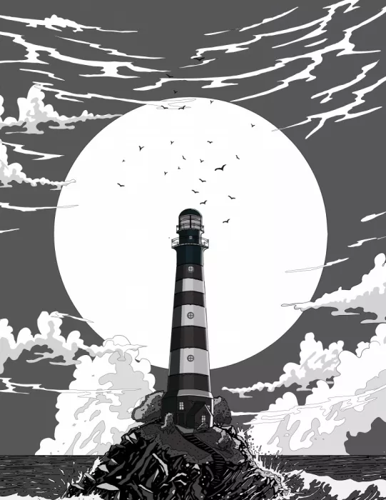Nicholas: Faro in bianco e nero