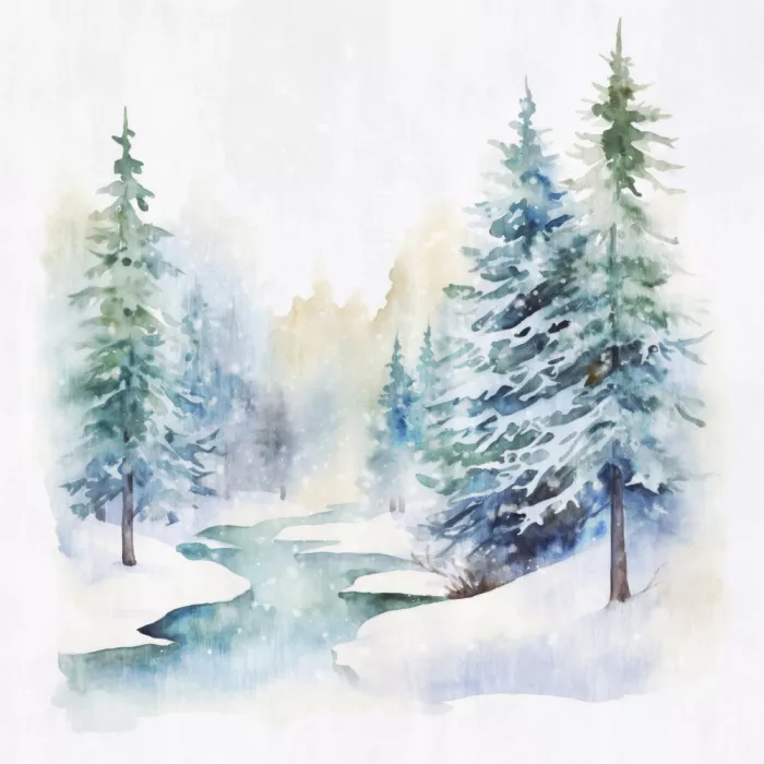 Haase, Andrea: Winterwald 2