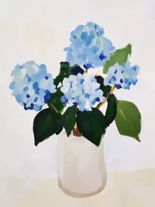 Pienaar, Kathrin: Hydrangeas in Vase