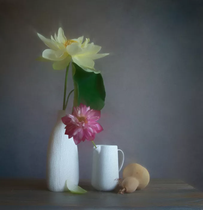 Zhou, Fangping: Lotus and Gourd