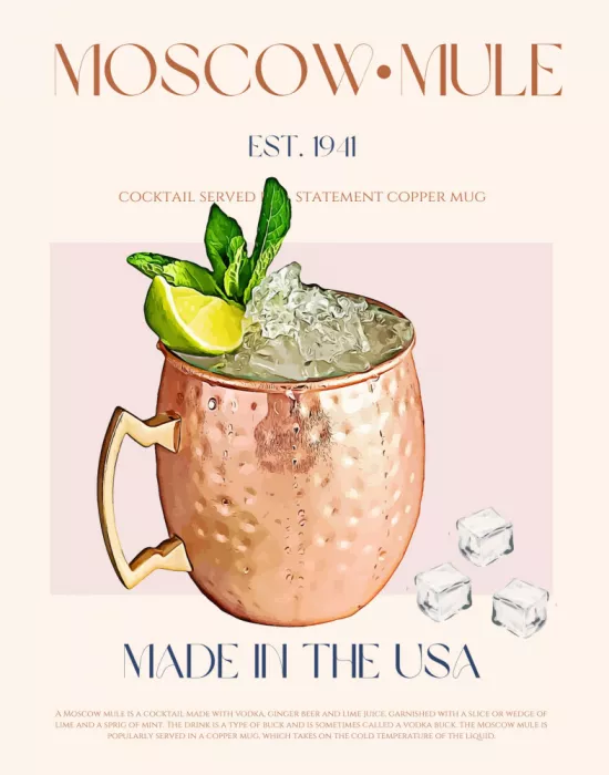 Khokhar, Nazma: Moscow Mule Print