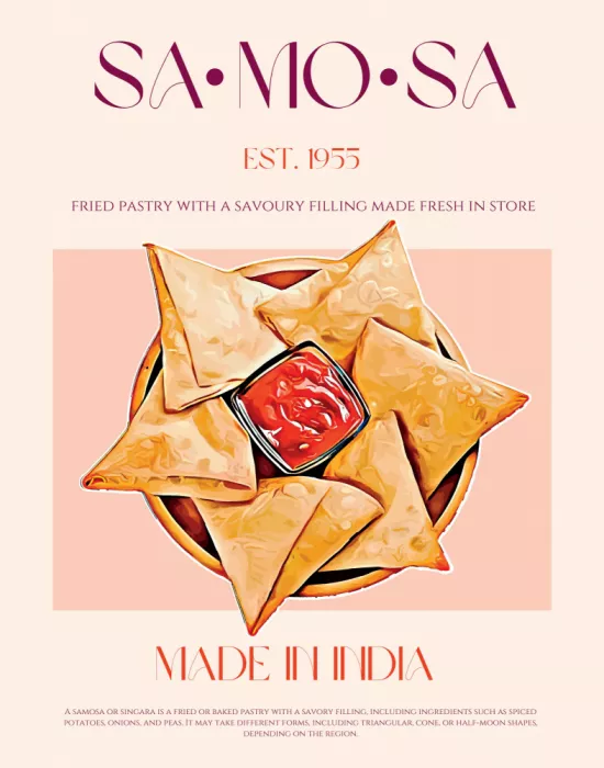 Khokhar, Nazma: Indische frittierte Samosas