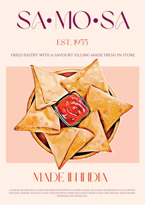 Khokhar, Nazma: Indische frittierte Samosas