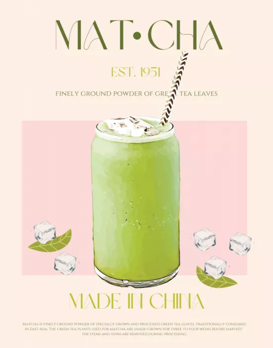 Khokhar, Nazma: Gekühlter Matcha-Drink