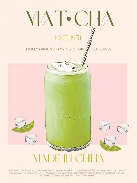 Khokhar, Nazma: Bebida Matcha Fría