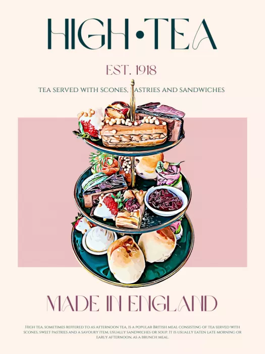 Khokhar, Nazma: Eleganter High Tea