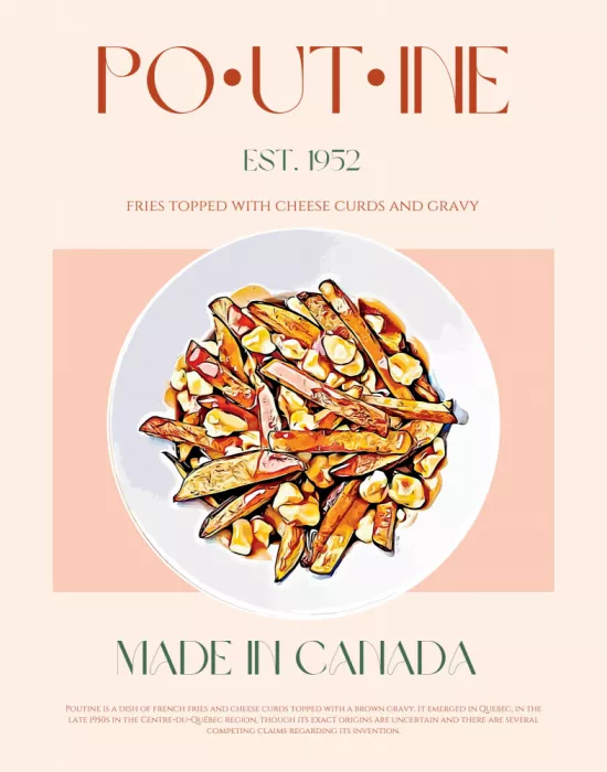 Khokhar, Nazma: Poutine Print