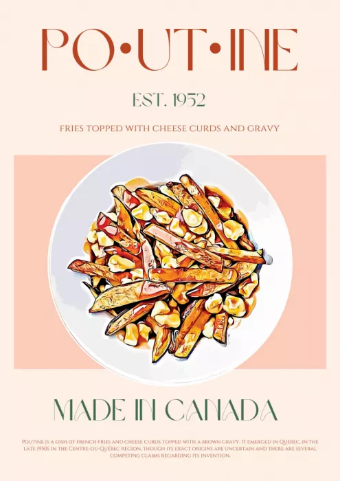 Khokhar, Nazma: Poutine Print