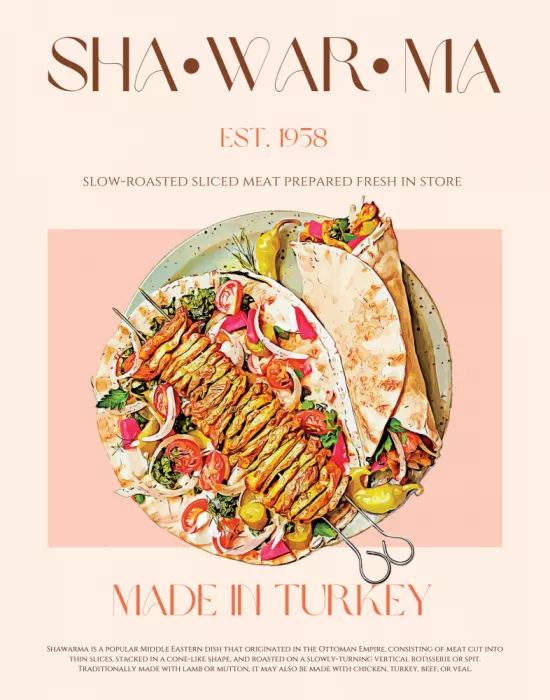 Khokhar, Nazma: Shawarma-Druck