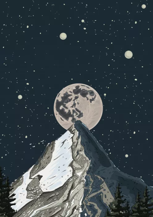 Nicholas: Mond und Berg