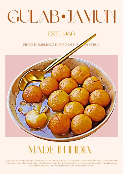Khokhar, Nazma: Impresión Gulab Jamun