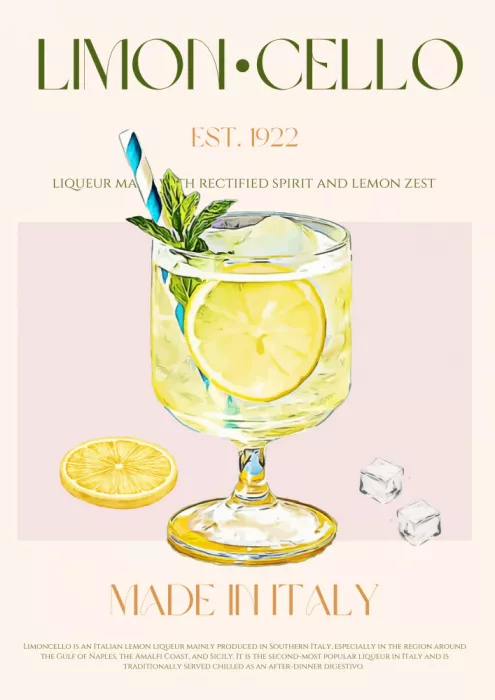 Khokhar, Nazma: Illustration eines Limoncello-Getränks
