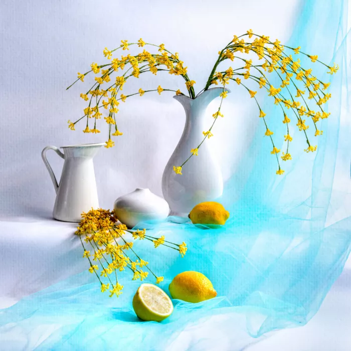 Luo, Louie: Lemon and Yellow Flower