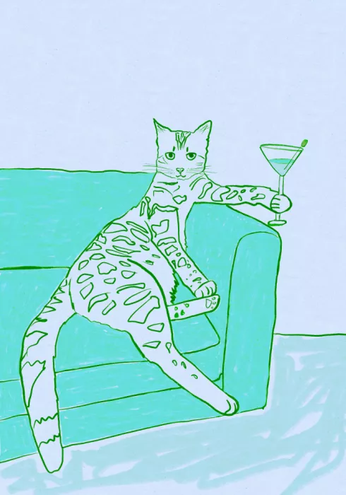 Bursic, Sharyn: Katze zur Cocktailstunde