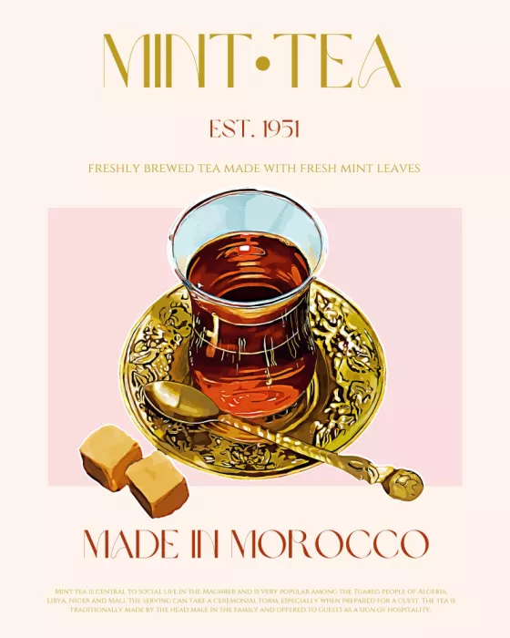Khokhar, Nazma: Té de menta marroquí
