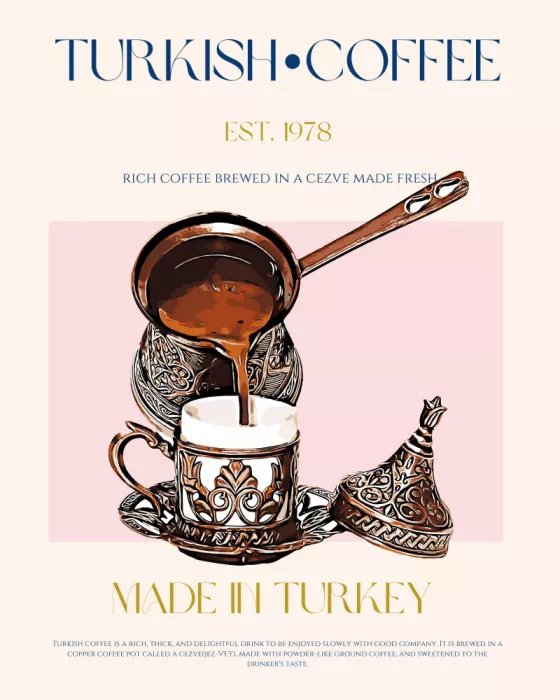 Khokhar, Nazma: Türkischer Kaffee Druck