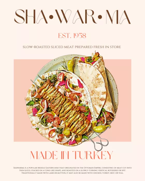 Khokhar, Nazma: Shawarma-Druck