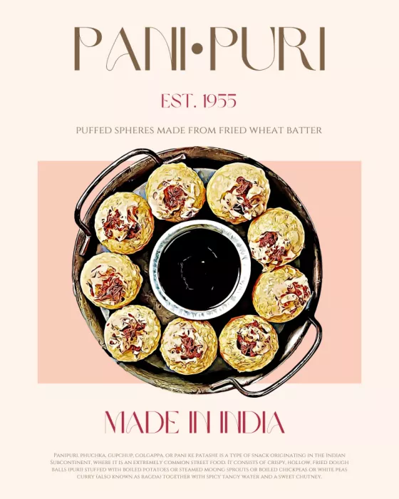 Khokhar, Nazma: Pani Puri Print