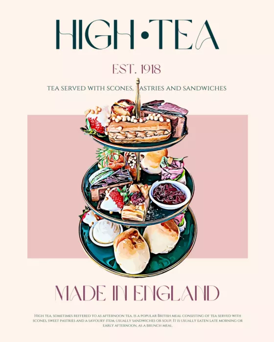 Khokhar, Nazma: Eleganter High Tea