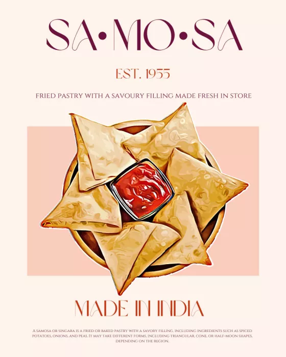 Khokhar, Nazma: Indische gebratene Samosas