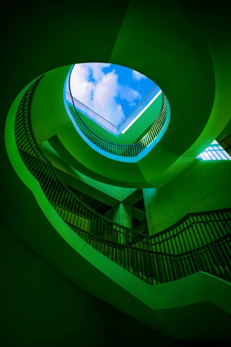 Wang, Catherine: Espiral en verde