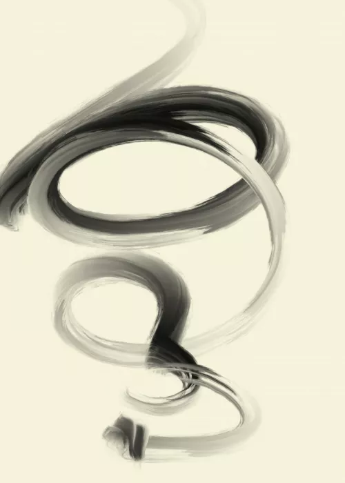 Kulkarni, Nilesh: Abstract Brush Stroke