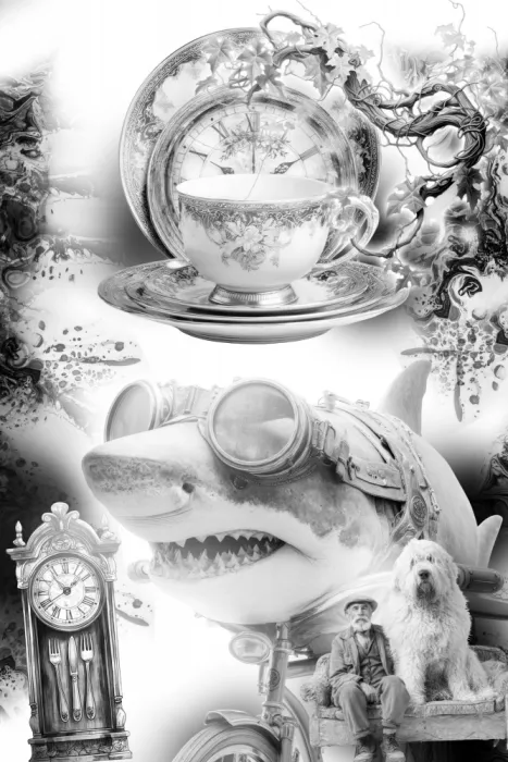 Kulik, Rafal: Poster Surreal Mono Illustration 29