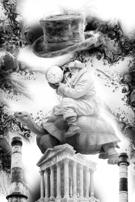 Kulik, Rafal: Surreální monochromní ilustrace - plakát 32