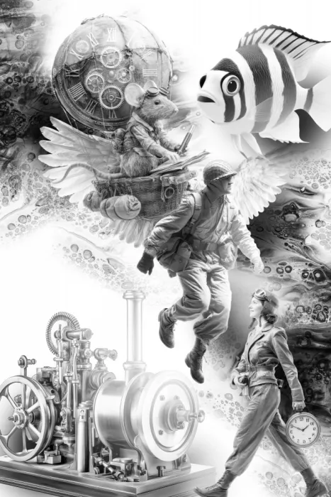 Kulik, Rafal: Surreales Mono-Illustrationplakat 45