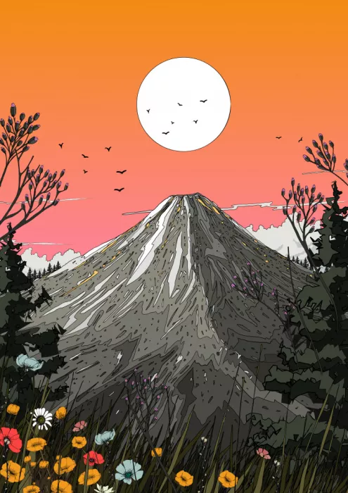 Nicholas: Tramonto sul Monte Fuji