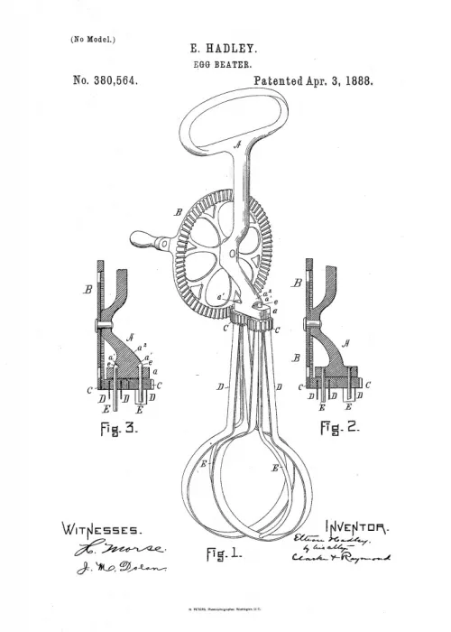 Magnusson, Andreas: Schneebesen Patent 1888