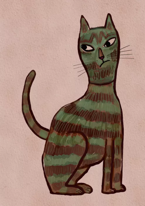 Bursic, Sharyn: Naive Katze