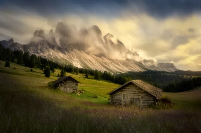 Morávek, Martin: Tramonto nelle Dolomiti