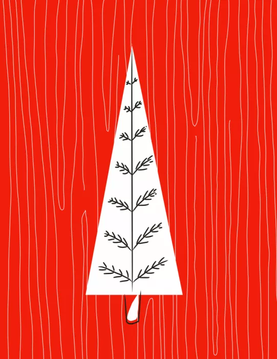 Nicholas: Albero di Natale rosso