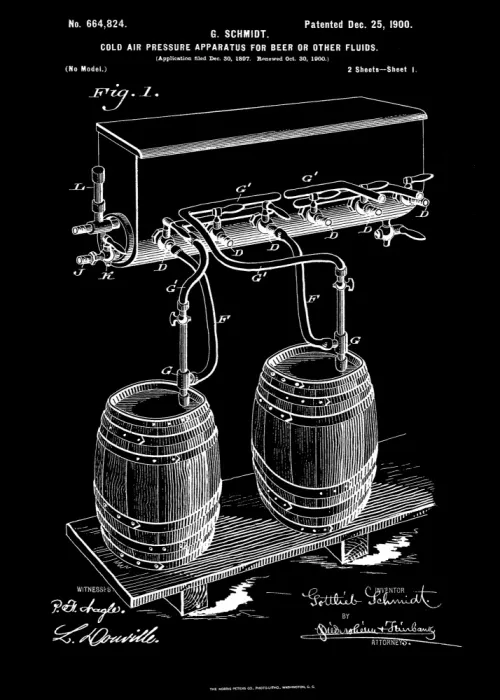 Magnusson, Andreas: Apparat für Bier Patent 1944