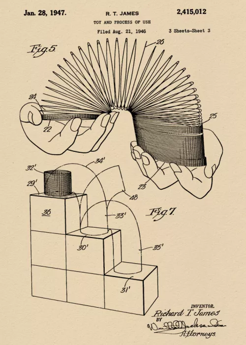 Magnusson, Andreas: Spielzeug und Gebrauchsprozess Patent 1947