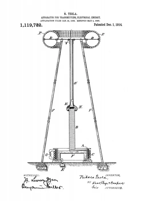 Magnusson, Andreas: Transmitter Patent 1914