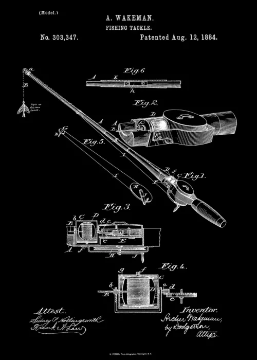 Magnusson, Andreas: Angelgeräte Patent 1884
