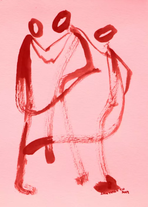 ch, Santhosh: People Drawing 62