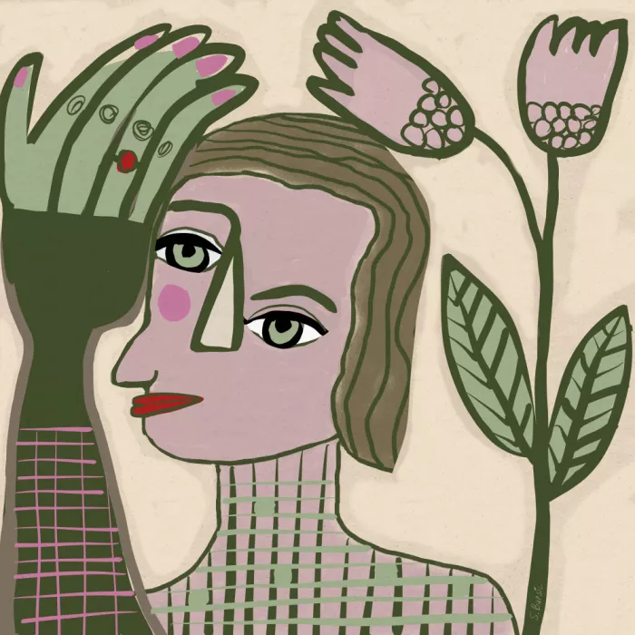 Bursic, Sharyn: Figurative modern face