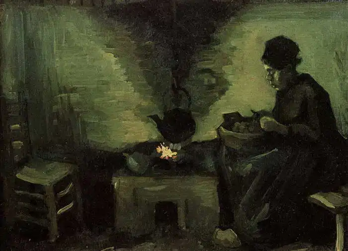 Gogh, Vincent van: Selka u ohně