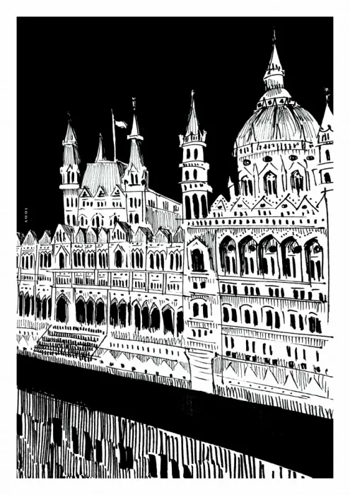 Alex, Art Awol: HISTORICKÉ BUDOVY BUDAPEST U DUNAJE