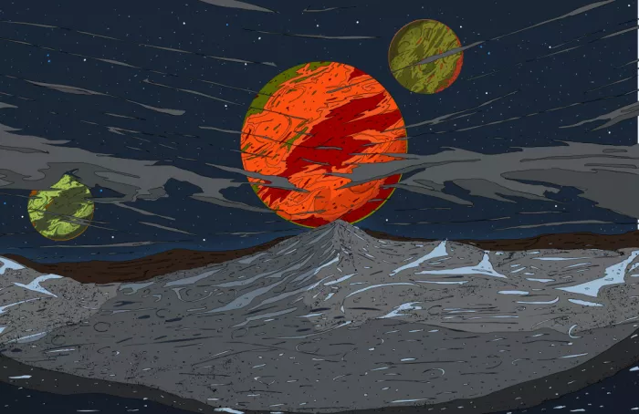 Nicholas: Paesaggio di fantascienza